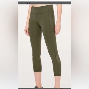 Lululemon Pace Rival Crop 22”- size 4